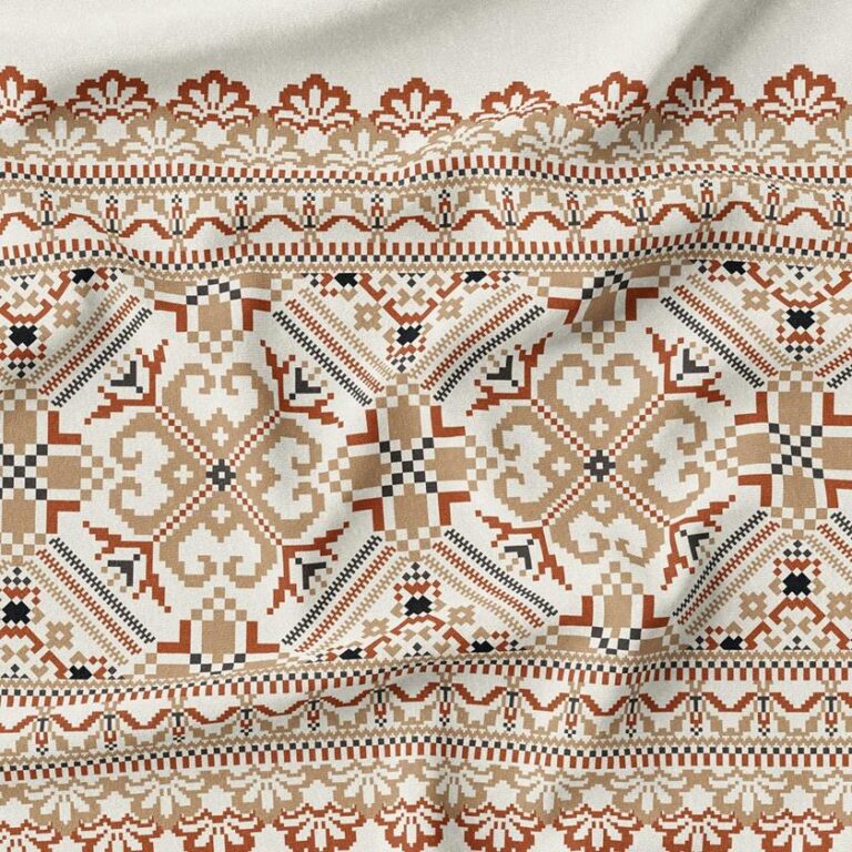 پارچه مخمل  روبالشی طرح بریوان کد 5012749