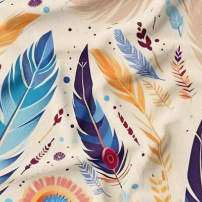 پارچه کرپ بوگاتی طرح بوهو ، مناسب برای دوخت پیراهن، شومیز، ساحلی، تونیک و انواع لباس زنانه | خرید آنلاین با ارزان ترین قیمت در پارچه باما