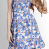 پارچه کرپ بوگاتی طرح گلدار گل ریز | مدل نسیم گلاب – کد 4011573