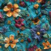 پارچه مخمل پرده طرح سه بعدی برجسته