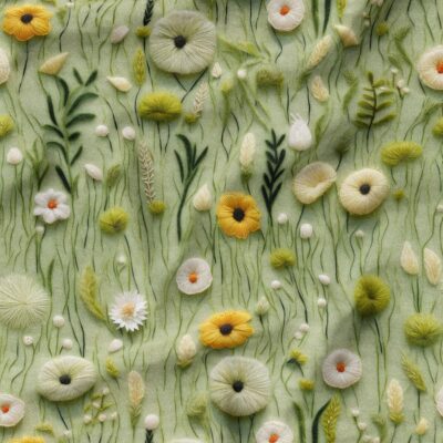 پارچه مخمل پرده ای طرح سه بعدی گل