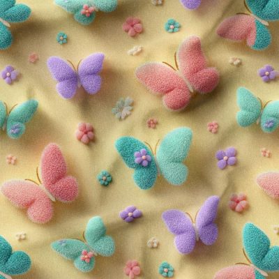 پارچه مخمل روبالشی طرح پنج بعدی