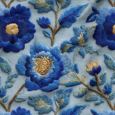 پارچه مخمل روبالشی طرح سه بعدی گل