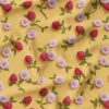 پارچه مخمل روبالشی طرح سه بعدی گل ریز