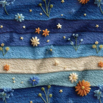 پارچه مخمل روتختی طرح سه بعدی گل