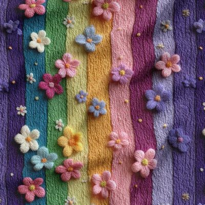 پارچه مخمل روبالشی طرح سه بعدی راه راه