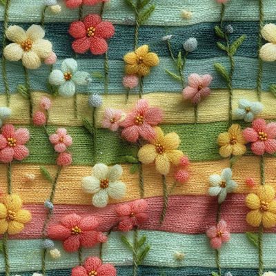 پارچه مخمل روبالشی طرح سه بعدی گل