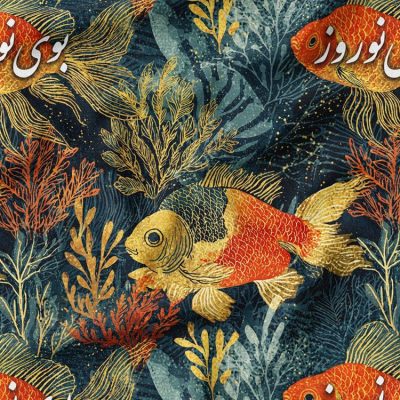 پارچه مخمل روبالشی طرح بهار
