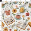 پارچه مخمل کوسن مبل طرح هپي کد 5018910