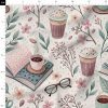 پارچه مخمل کوسن مبل طرح هپي کد 5018914