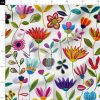 پارچه مخمل کوسن مبل طرح گلدوزي کد 5019507