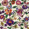 پارچه مخمل کوسن مبل طرح گلدوزي کد 5019590